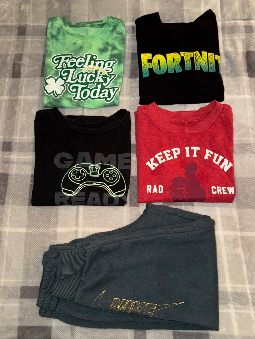 T-shirt bundle and bonus Nike sweats